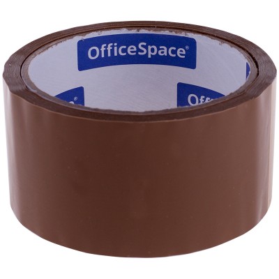 Клейкая лента упаковочная OfficeSpace, 48мм*40м, 38мкм, темная, ШК 205466