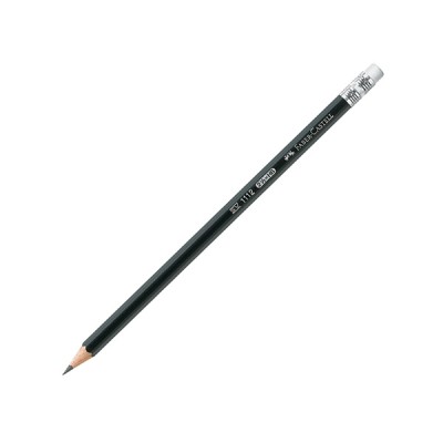 Карандаш ч/г Faber-Castell "1112" HB, с ластиком, заточен. 286148