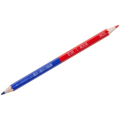 Карандаш двухцветный Koh-I-Noor, синий-красный, утолщенный Koh-I-Noor 073470