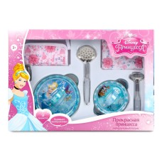 Набор посуды (металл) DSN0201-003 Disney Принцесса "Прекрасная принцесса" (9 предм. 48579