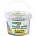 Песок для лепки кинетический BRAUBERG KIDS, желтый, 500 г, 2 формочки, ведерко, 665091