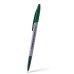 Ручка шариковая ErichKrause Slender Stick Grey 0.7, Super Glide Technology, цвет чернил зеленый 63084
