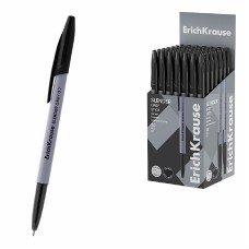 Ручка шариковая ErichKrause Slender Stick Grey 0.7, Super Glide Technology, цвет чернил чёрный  63086