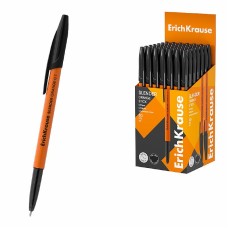 Ручка шариковая ErichKrause Slender Stick Orange 0.7, Super Glide Technology, цвет чернил черный  63090