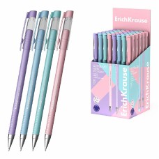 Ручка шариковая ErichKrause ULTRA-20 Stick Pastel 0.7, Super Glide Technology, цвет чернил синий  63111