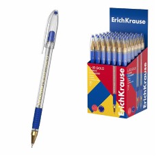 Ручка шариковая ErichKrause L-30 Gold Stick&Grip Classic 0.5, Super Glide Technology, цвет чернил синий  63115