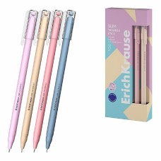 Ручка шариковая ErichKrause Slim Stick Tiramisu 0.7, цвет чернил синий  61045