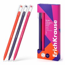 Ручка шариковая ErichKrause Slim Stick Caribbean Sunset 0.7, цвет чернил синий  61046
