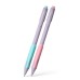 Набор из 2 шариковых ручек ErichKrause ErgoLine® Kids Stick&Grip Pastel 0.5, Super Glide Technology, цвет чернил синий  62040