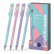 Ручка шариковая ErichKrause ULTRA-30 Stick&Grip Pastel 0.7, Super Glide Technology, цвет чернил синий  61037