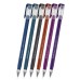 Набор из 6 ручек гелевых ErichKrause G-Cube® Stick Metallic 1.0, цвет чернил ассорти  61307