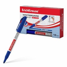 Маркер для досок ErichKrause W-110, цвет чернил синий  56916