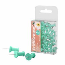 Кнопки силовые ErichKrause Pastel Bloom, Mint  62054