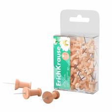Кнопки силовые ErichKrause Pastel Bloom, Peach  62055