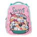 Рюкзак Schoolformat ERGONOMIC 2 FLUFFY KITTENS 19,8 л роз. 38х29х18 см жестк. каркас 2 отд. молния д/девочек 227822