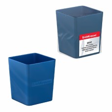 Подставка настольная пластиковая ErichKrause® Base, Ice Metallic, синяя 55813
