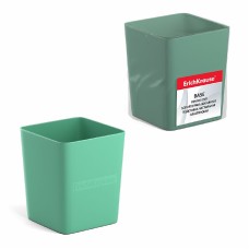 Подставка настольная пластиковая ErichKrause® Base, Powder, оливковая 55821