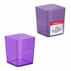 Подставка настольная пластиковая ErichKrause® Base, Glitter, сиреневая 53239