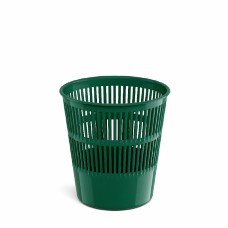 Корзина для бумаг сетчатая пластиковая ErichKrause Classic, 9л, зеленый 55913