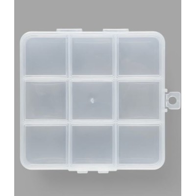 Органайзер для хран-я мелочей 10,2*10*1,8см 9 отд с подвесом прозрачный АУ 10820339