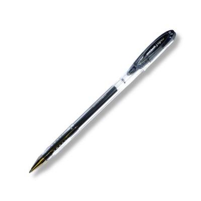 Гелевая ручка ЮНИ UM-120, черный,  66285