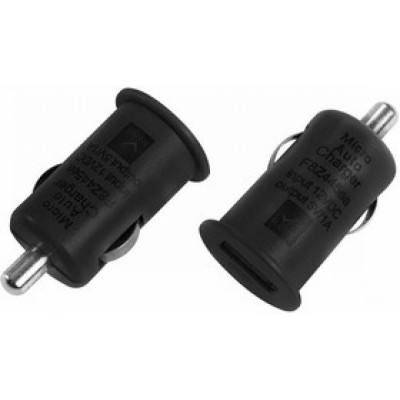 Автозарядка в прикуриватель USB (АЗУ) (5 V 1000 mA) черная REXANT