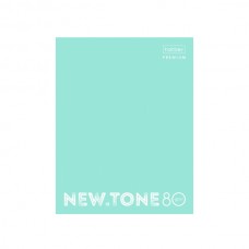 Тетрадь на кольцах 80л клетка ламин "NEWtone Pastel" мята HATBER-PREMIUM 80ТК5A1_05039 223772