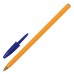 Ручки шариковые BIC "Orange Fine", НАБОР 8 шт., СИНИЕ, линия письма 0,32 мм, пакет, 919228