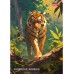 TМ"Profit"ЗАПИСНАЯ КНИЖКА А7 48л. ВЕЛИЧЕСТВЕННЫЙ ТИГР (48-1719) перепл. 7БЦ, глянц.ламинация 48-1719