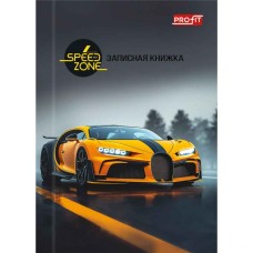 TМ"Profit"ЗАПИСНАЯ КНИЖКА А7 48л. ЖЁЛТОЕ АВТО - 2 (48-1710) перепл. 7БЦ, глянц.ламинация 48-171
