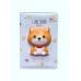 Блокнот детский: "SHIBA СКВИШ"; цветная обложка с рисунком; объёмная фигура сквиш в форме собачки, б МС-7437