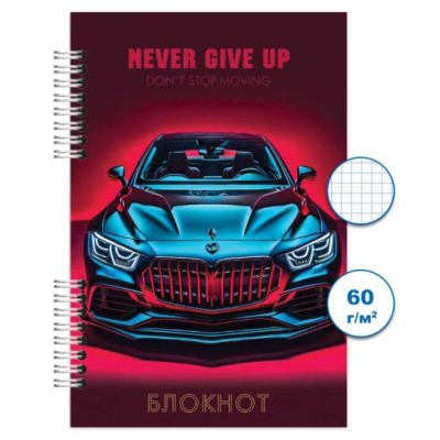 Блокнот спираль 120л А6 Авто 3 Бг120/12-3