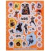 100 наклеек Синяя Росмэн Кузнецова 978-5-353-10850-4 Naruto Shippuden