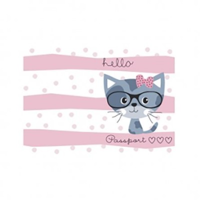 Обложка для паспорта "Hello cat" ОД-353