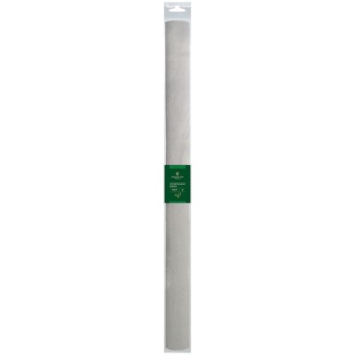 Бумага крепированная Greenwich Line, 50*250см, 32г/м2, серая, в рулоне, пакет с европодвесом 311748