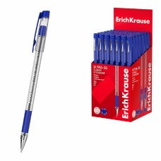Ручка шариковая ErichKrause ULTRA-30 Stick&Grip Classic 0.7, Super Glide Technology, цвет чернил синий (в коробке по 50 шт.) 63683