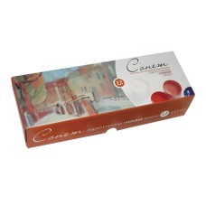Гуашь художественная "Сонет" 12 цветов ЗХК 095771