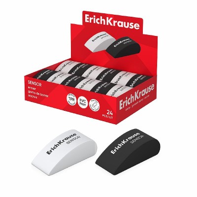Ластик ErichKrause Sensor Black&Whitе  35532