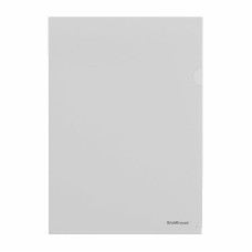Папка-уголок пластиковая ErichKrause Fizzy Clear, A4, прозрачный 50150
