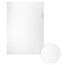 Папка-уголок пластиковая ErichKrause Diamond Total White, A4, полупрозрачный, белый 54873