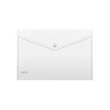Папка-конверт на кнопке пластиковая ErichKrause Clear Rhombs, A4 59670
