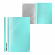 Папка-скоросшиватель пластиковая ErichKrause Diagonal Pastel Mint, A4, мятный 53511