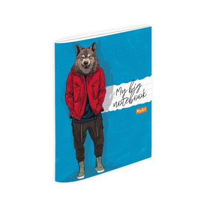 MyArt. БЛОКНОТ в линию My big notebook. Волк 467-0-159-06375-9