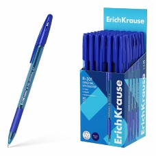 Ручка шариковая ErichKrause R-301 Stick&Grip Original 1.0, цвет чернил синий 60972