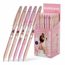 Ручка шариковая ErichKrause R-301 Stick&Grip Pointes 0.7, цвет чернил синий 61004