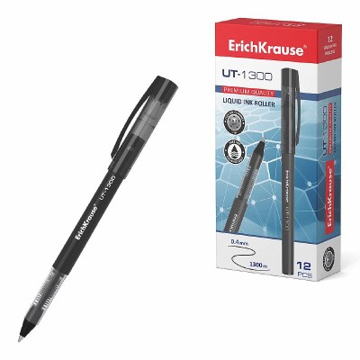 Ручка-роллер ErichKrause UT-1300 Stick Classic 0.7, цвет чернил черный  55385