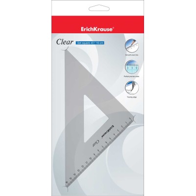 Треугольник 45*16см "Clear" е/п ERICH KRAUSE 39084 153892