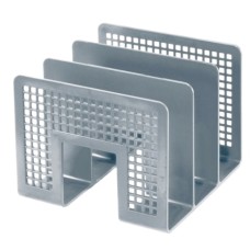Подставка для бумаг пластиковая ErichKrause Classic, серый 10480