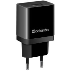 Зарядное устройство сетевое Defender EPA-10, 1хUSB, 2.1А output, пакет, черный 297721