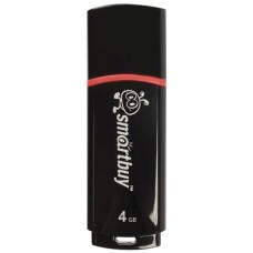 Память Smart Buy USB Flash 4GB Crown черный Smart Buy 218758